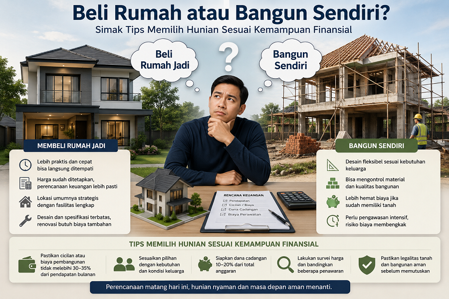 Tips Beli Rumah Pertama Agar Tidak Salah Memilih Hunian